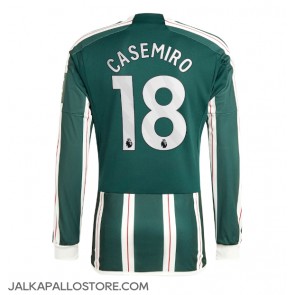 Manchester United Casemiro #18 Vieraspaita 2023-24 Pitkähihainen